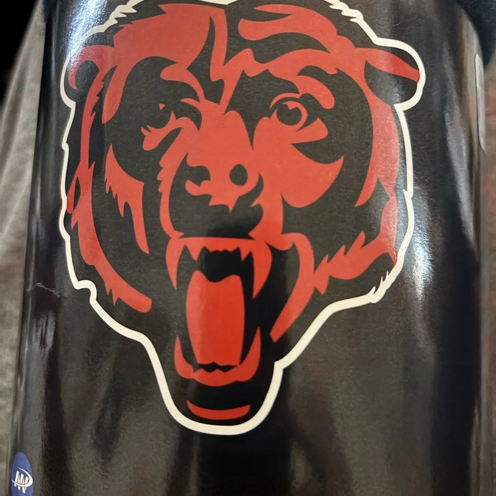 NFL Chicago Bears Navy and Orange Fleece Blanket